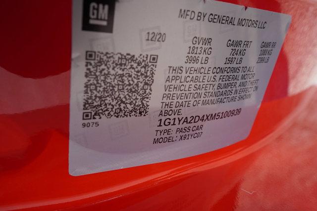 2021 Chevrolet Corvette Stingray RWD Coupe 1LT