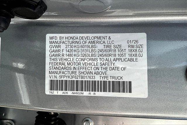 2026 Honda Ridgeline TrailSport
