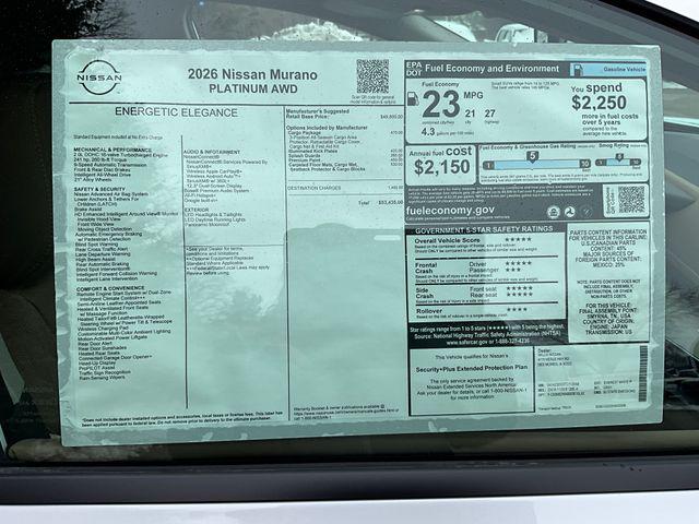 2026 Nissan Murano Platinum