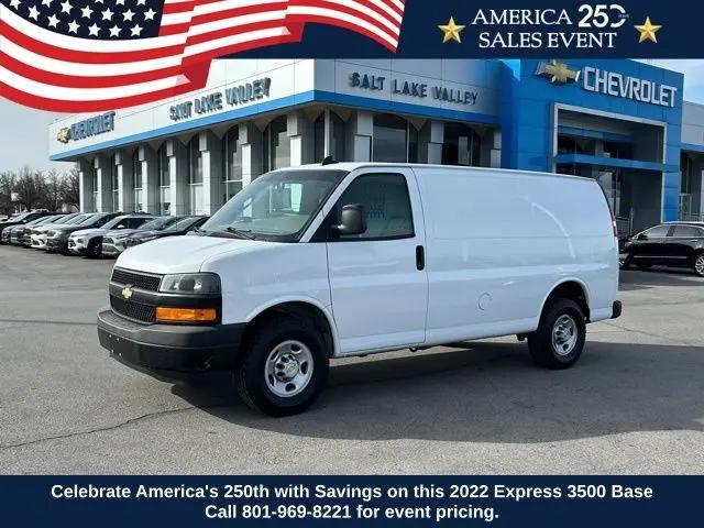 2022 Chevrolet Express Cargo Van RWD 3500 Regular Wheelbase WT for sale in West Valley City, UT
