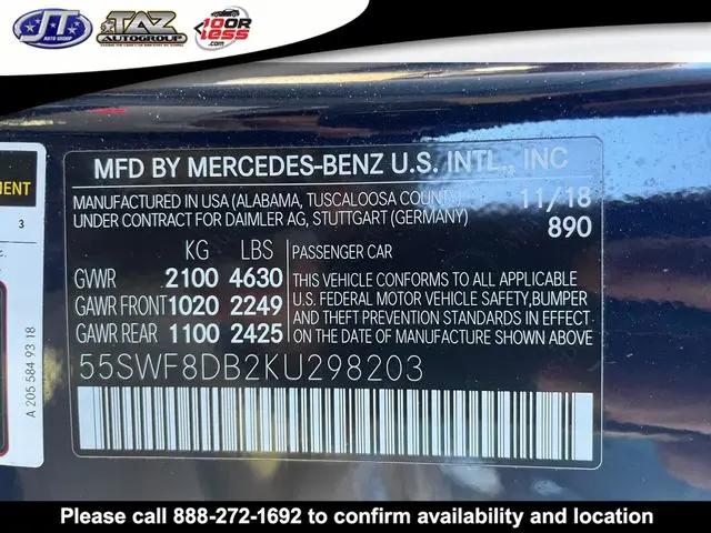 2019 Mercedes-Benz C-CLASS C 300 C 300