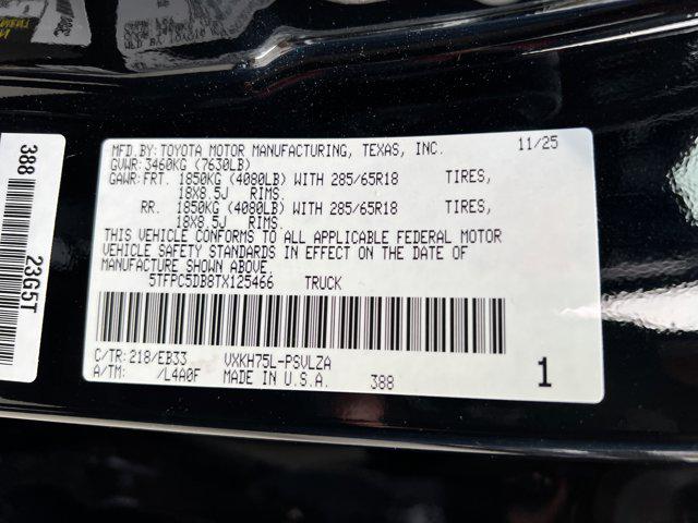 2026 Toyota Tundra TRD Pro Hybrid CrewMax 5.5' Bed