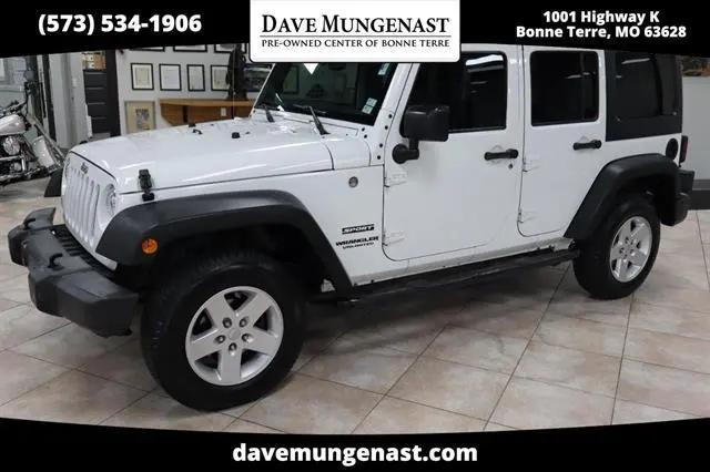 2017 Jeep Wrangler Unlimited Sport 4x4 for sale in Bonne Terre, MO