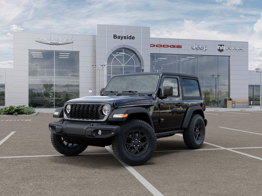 Black Clearcoat 2026 Jeep Wrangler SUV / Crossover Four-Wheel Drive Automatic