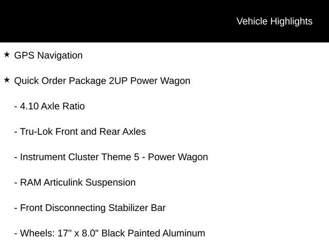 2026 Ram 2500 Power Wagon Crew Cab 4x4 6'4" Box