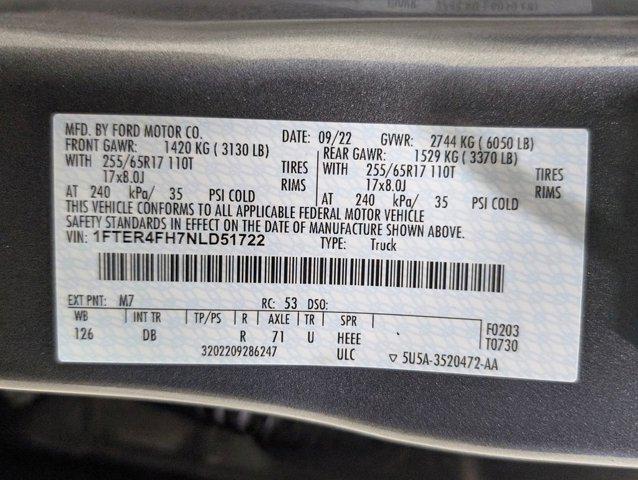 2022 Ford Ranger LARIAT