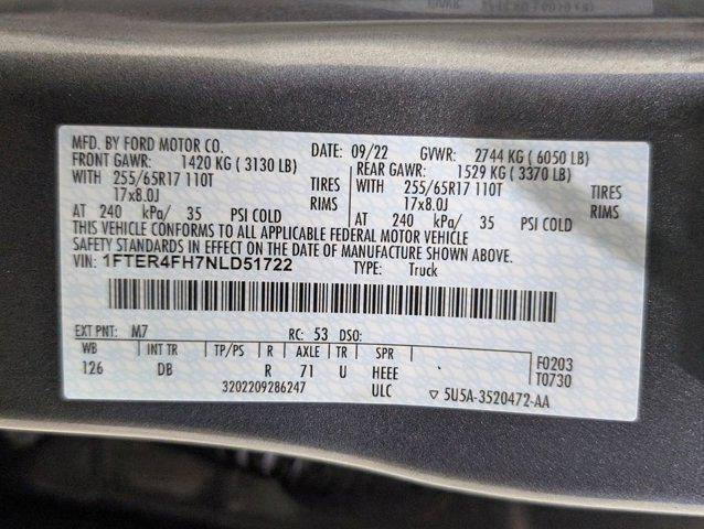 2022 Ford Ranger LARIAT