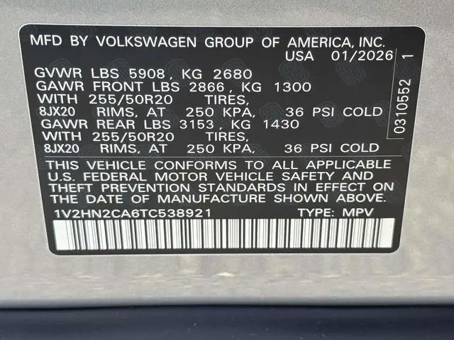 2026 Volkswagen Atlas SE with Technology