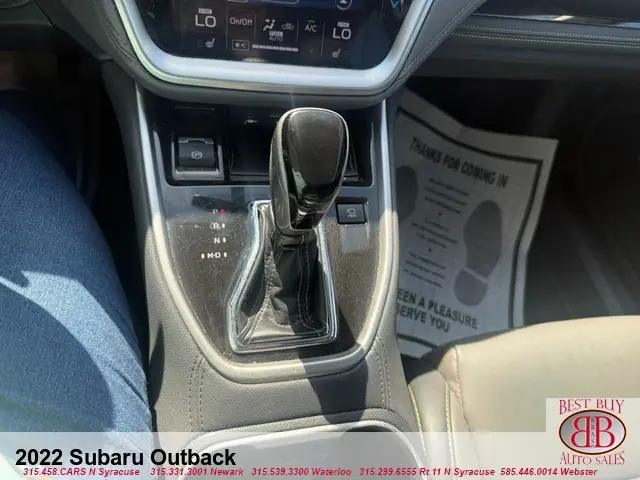 2022 Subaru Outback Onyx Edition XT