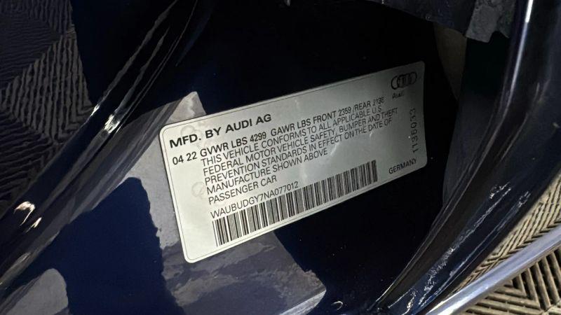 2022 Audi A3 Premium Plus 40 TFSI Front-Wheel Drive S tronic