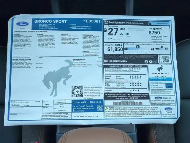 2026 Ford Bronco Sport Outer Banks