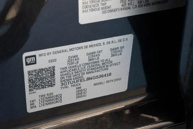 2022 GMC Sierra 1500 4WD Crew Cab Short Box AT4X