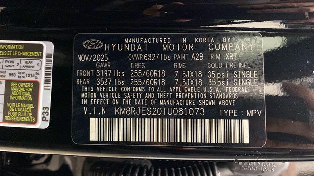 2026 Hyundai Palisade XRT Pro
