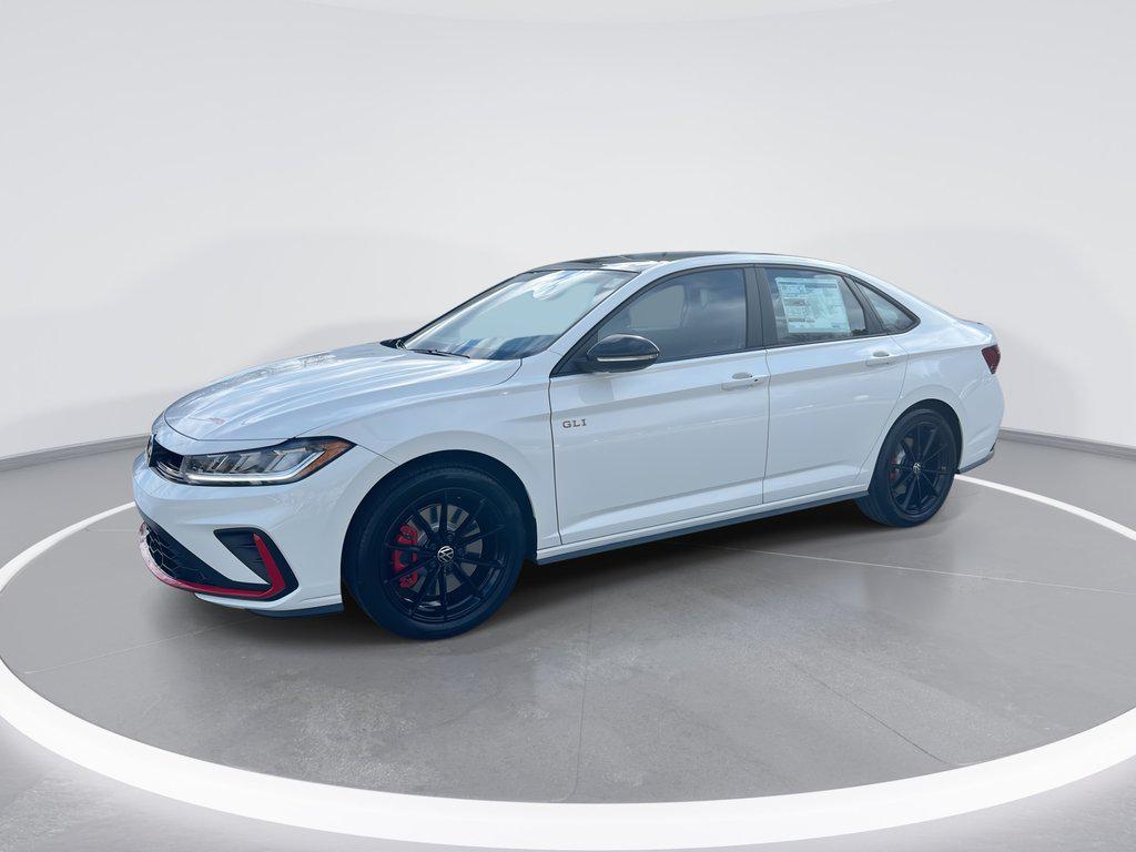 Pure White 2026 Volkswagen Jetta GLI Sedan Front-Wheel Drive Manual