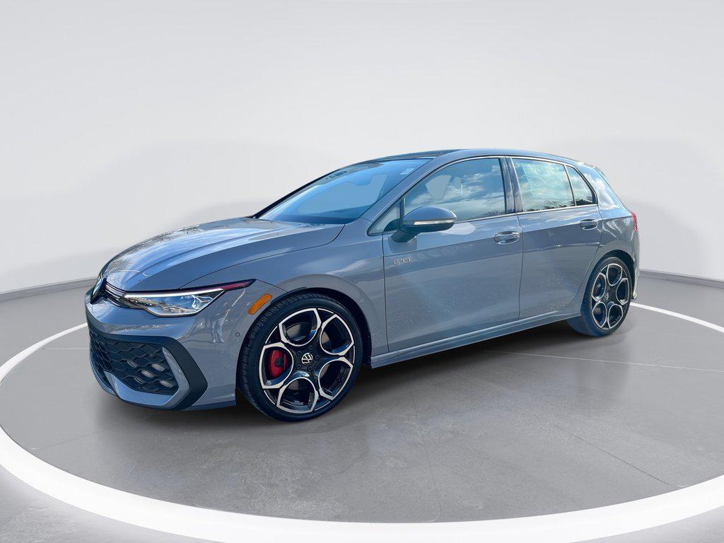moonstone gray 2026 Volkswagen Golf GTI Hatchback Front-Wheel Drive Automatic