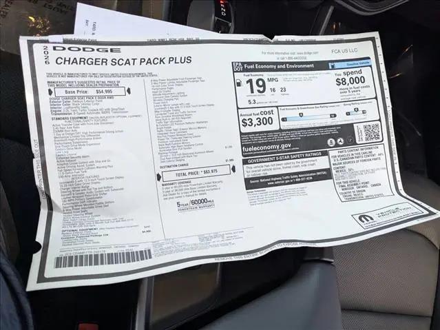 2026 Dodge Charger Scat Pack Plus 2-Door AWD