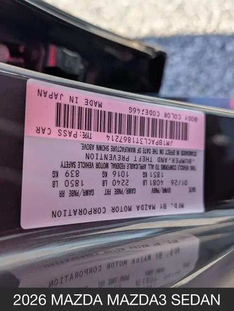 2026 Mazda Mazda3 2.5 S Preferred