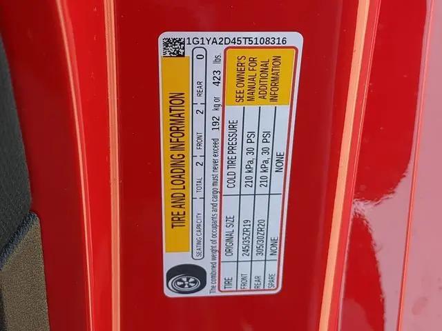 2026 Chevrolet Corvette Stingray Coupe, 1LT, RWD