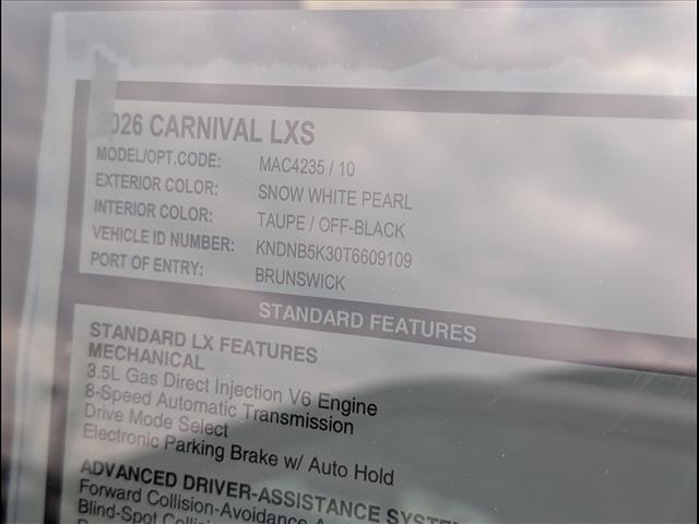 2026 Kia Carnival MPV LXS