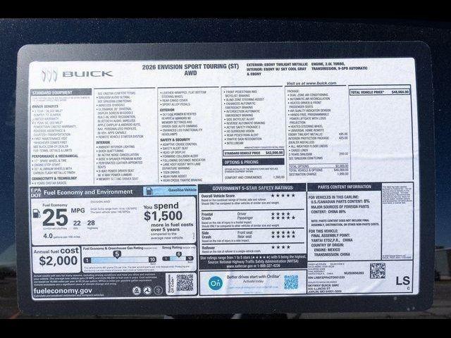 2026 Buick Envision Sport Touring AWD