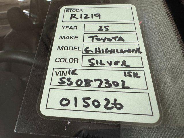 2025 Toyota Grand Highlander XLE