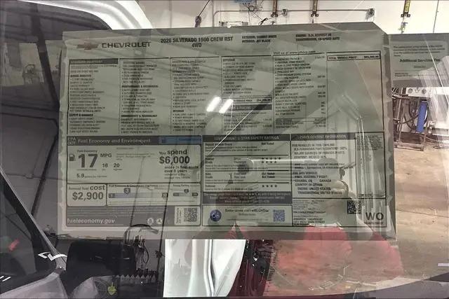 2026 Chevrolet Silverado 1500 4WD Crew Cab Short Bed RST