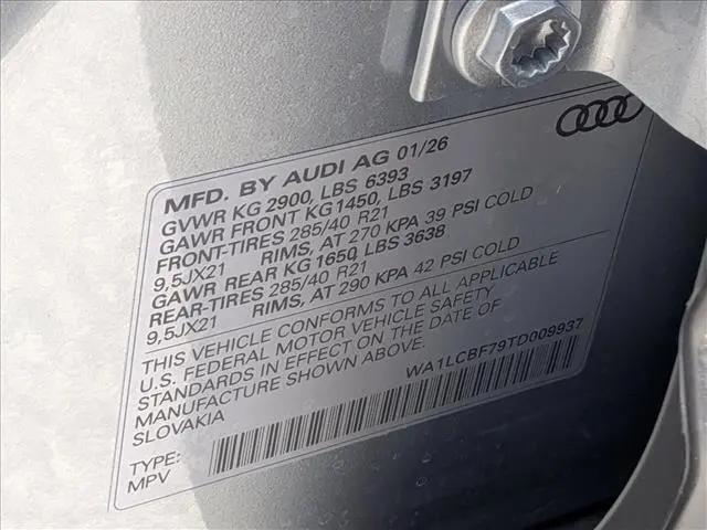2026 Audi Q7 Premium Plus 45 TFSI quattro tiptronic