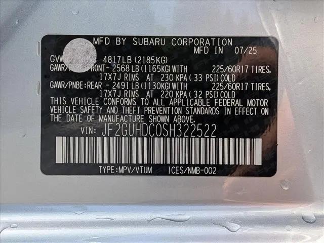 2025 Subaru Crosstrek Premium