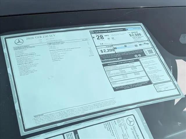 2026 Mercedes-Benz GLB GLB 250