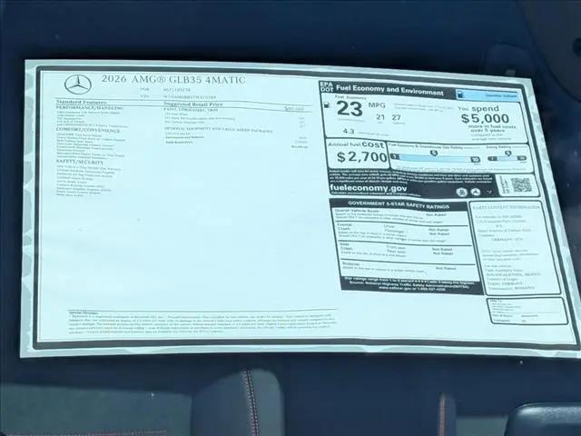 2026 Mercedes-Benz GLB 4MATIC