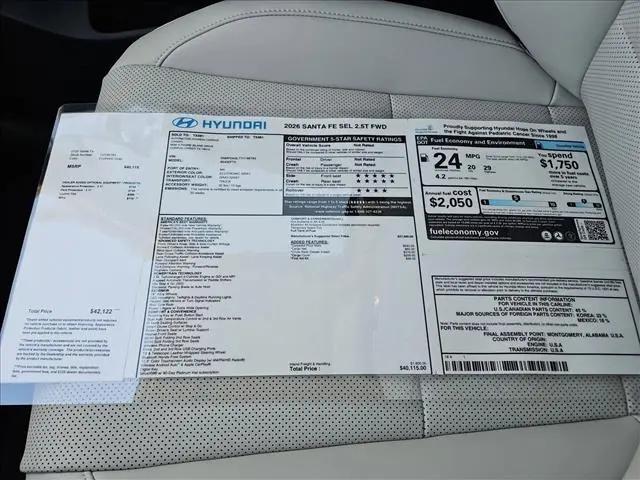 2026 Hyundai Santa Fe SEL