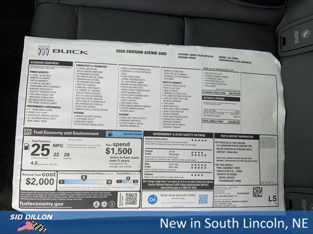 2026 Buick Envision Avenir AWD
