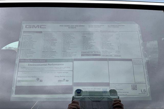 2026 GMC Sierra 3500HD Crew Cab, Long Bed, Denali Ultimate Dual Rear Wheel, 4WD