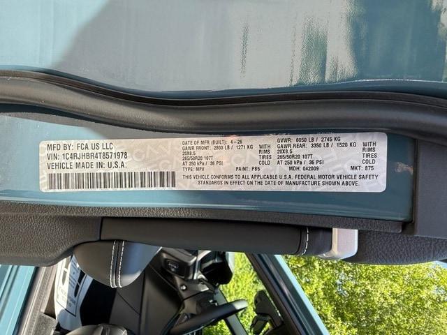 2026 Jeep Grand Cherokee Limited Reserve