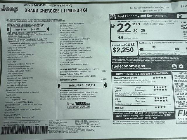 2026 Jeep Grand Cherokee Limited