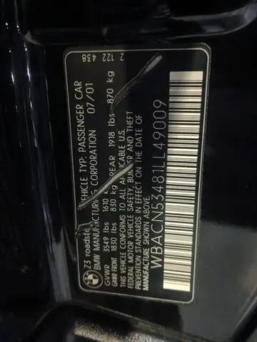 2001 BMW Z3 3.0i