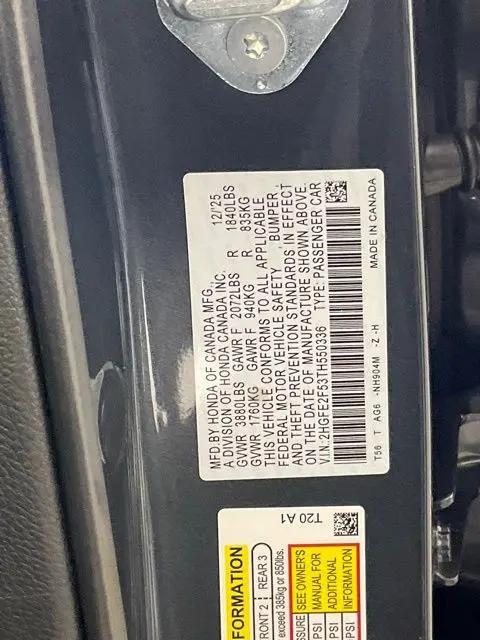 2026 Honda Civic Sport