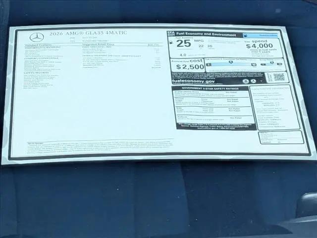 2026 Mercedes-Benz GLA-CLASS 4MATIC