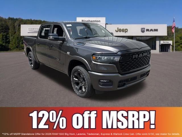 2026 Ram 1500 Big Horn Crew Cab 4x4 57 Box for sale in Binghamton, NY