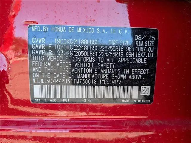 2026 Honda HR-V AWD Sport