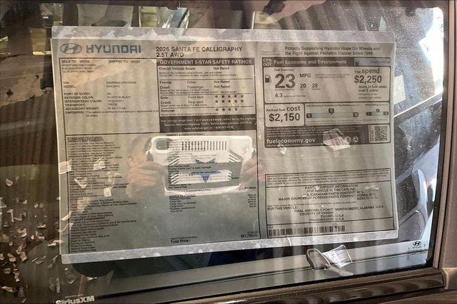 New 2026 Hyundai Santa Fe Calligraphy For Sale in Olive Branch, MS
