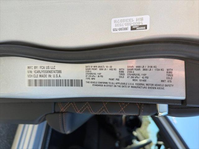 2022 Jeep Grand Cherokee Summit Reserve 4x4