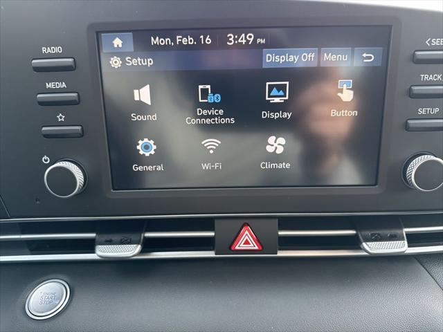 2026 Hyundai Elantra Hybrid Blue