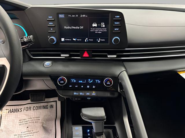 2026 Hyundai Elantra Hybrid Blue