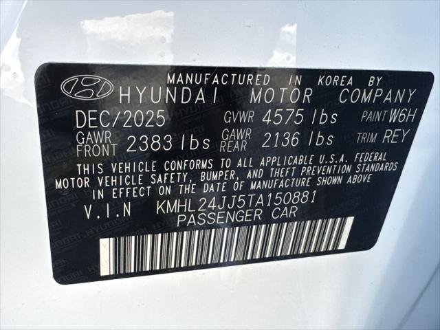 2026 Hyundai Sonata Hybrid Blue