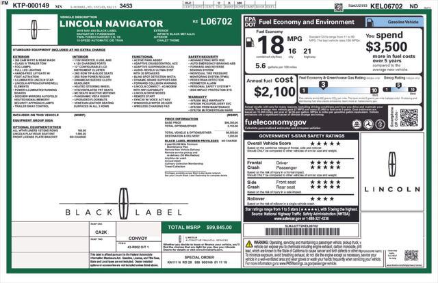 2019 Lincoln Navigator Black Label
