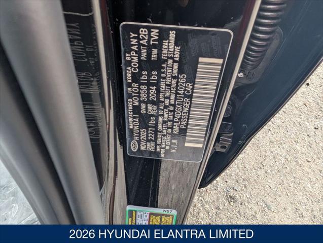 2026 Hyundai Elantra Limited