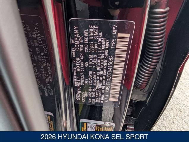 2026 Hyundai Kona SEL Sport