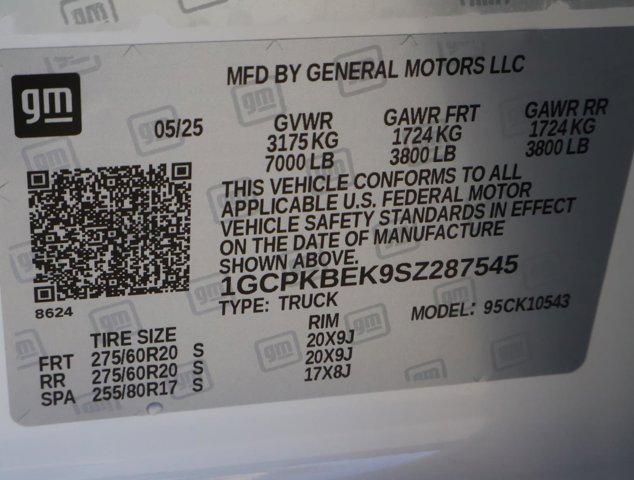 2025 Chevrolet Silverado 1500 4WD Crew Cab Short Bed Custom