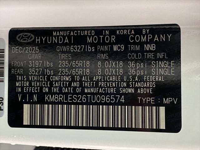 2026 Hyundai Palisade SEL 7P